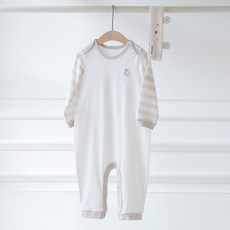 위드베베 신생아용 엘프 밤부 우주복 2종 세트