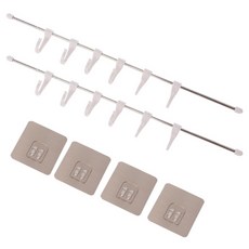 MONACO OLIVE 強力黏貼式廚房工具多功能架, 混合色, 2個