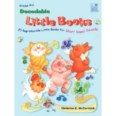 Decodable Little Books: 20 Reproducible Little Books for Short Vowel Sounds Paperback, Good Year Books