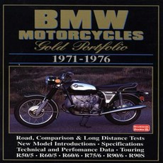 BMW Motorcycles 1971-76 Gold Portfolio Paperback, Brooklands Books