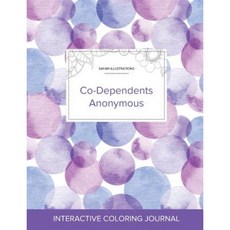 Adult Coloring Journal: Co-Dependents Anonymous (Safari Illustrations Purple Bubbles) Paperback, Adult Coloring Journal Press