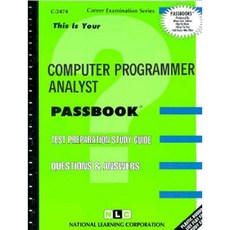 Computer Programmer Analyst Paperback, National Learning Corp