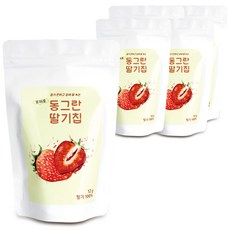 베베당 동결건조 동그란 딸기칩 12g, 딸기, 5개
