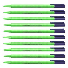 STAEDTLER 施德樓 Triplus Textsurfer 362 三角螢光筆, 綠色, 10個