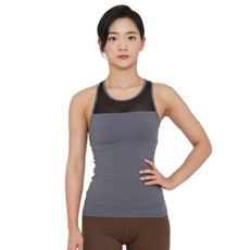 Leamang 運動撞色長版背心 LT_02