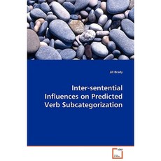 Inter-Sentential Influences on Predicted Verb Subcategorization Paperback, VDM Verlag