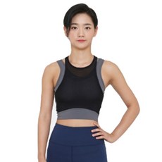 Leamang Activewear 雙線條中長版無袖上衣 MT_02