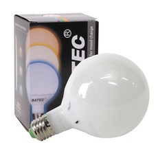 바텍 LED 컬러체인지 볼전구 12w 롱타입, 혼합 색상, 1개