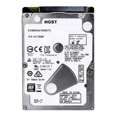 HGST 노트북용 Travelstar HDD Z5K500 HTS545050A7E680, 500GB
