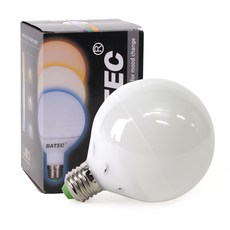 바텍 LED 컬러체인지 볼전구 12w 숏타입, 혼합 색상, 1세트