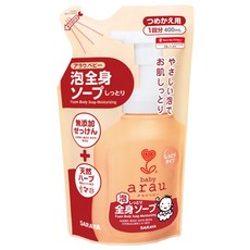 SARAYA 泡沫保濕沐浴露補充包, 400ml, 1包