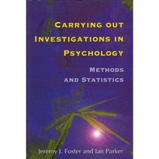 Carrying Out Investigations in Psychology: Methods and Statistics Paperback, Wiley-Blackwell