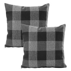 THE ZAKKA 格紋靠枕套 2入