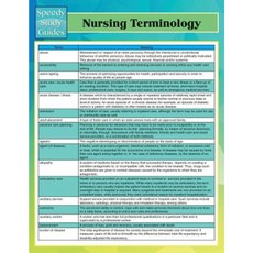 Nursing Terminology (Speedy Study Guides) Paperback, Speedy Publishing LLC