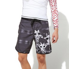 69SLAM 男士 LIMITED 長頸鹿中號板短褲