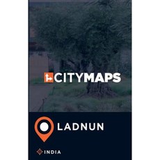 印度拉德努城市地圖平裝本, Createspace獨立發布平台