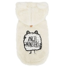 퍼피엔젤 반려견 Angel Monsters Jumper Vest PA-OW390, Ivory, 1개