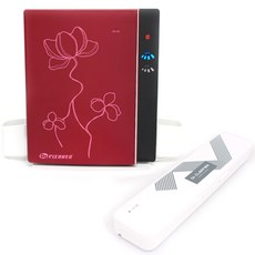 Dr.CLEANER 家用牙刷消毒器紅酒BIO-105+便攜電池+USB組合人字形牙刷消毒器BIO-301, 白色的, BIO-105（家用）、BIO-301（便攜）