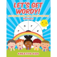 Let's Get Wordy! Fun Loving Word Wheel Puzzles for Kids Edition 6 Paperback, Kreative Kids
