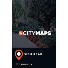 柬埔寨暹粒城市地圖平裝本, Createspace獨立發布平台