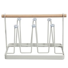 monote 單色木柄 6 孔杯架, 混色, 1個