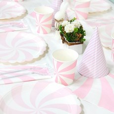 派對風Lollipop 6人派對組合 粉紅色 + 透明色, 1套