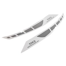 닥쏘오토 AL헤어라인 아이라인플레이트 실버 2p, 그랜져5G