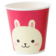 황씨네도시락 캐릭터 종이컵 토끼, 150개입, 1개