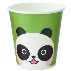 황씨네도시락 캐릭터 종이컵 팬더, 160개입, 1개