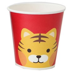 캐릭터 종이컵 호랑이, 160개입, 1개