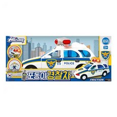 제우스 하이카 포동이 경찰차 완구, 혼합 색상, 1개