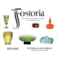 Fostoria Fine Crystal and Colored Glassware: Cut Etched and Plain 1925-1930 Paperback, Schiffer Publishing