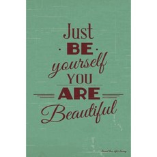 Journal Your Life's Journey: Be Yourself Typography Lined Journal 6 X 9 100 Pages Paperback, Createspace Independent Publishing Platform