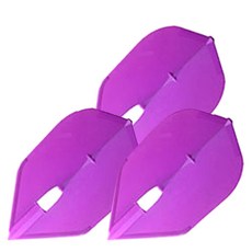 L플라이트 샴페인 다트 플라이트 shape, 진한보라색, 3개