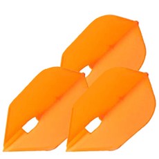L플라이트 샴페인 다트 플라이트 shape, 오렌지색, 3개