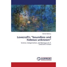 Lovecraft's Boundless and Hideous Unknown Paperback, LAP Lambert Academic Publishing
