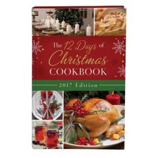 12 Days of Christmas Cookbook 2017 Edition Hardcover, Barbour Publishing