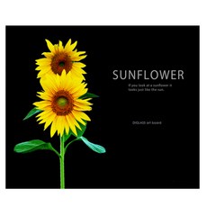 廚房壁貼 向日葵黑色, 1個