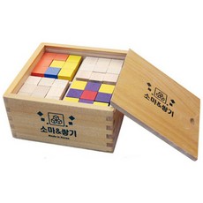 고나토이즈 우드랜드 소마큐브 2.5cm, 혼합 색상, 1개