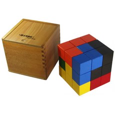 고나토이즈 자이언트 소마큐브 특대 5cm 교사용, 혼합 색상, 1개