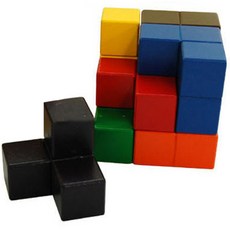 조이매스 러닝스텝 칼라 소마큐브 2.5cm + 소책자 + 케이스, 혼합 색상, 1개