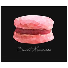 Somaeng Art廚房藝術板 馬卡龍黑, 1個