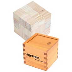 고나토이즈 우드랜드 편백 소마큐브 + 원목케이스, 혼합 색상, 1개