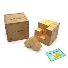 조이매스 러닝스텝 원목 소마큐브 2.5cm + 소책자 + 케이스, 혼합 색상, 1개