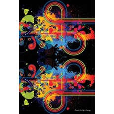 Journal Your Life's Journey: Colorful Splatter Abstract Lined Journal 6 X 9 100 Pages Paperback, Createspace Independent Publishing Platform