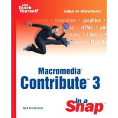 Macromedia Contribute 3 in a Snap Paperback, Sams