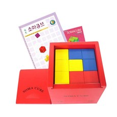 고나토이즈 큰솔스토밍 가베가족 빨간통 칼라소마큐브 1단계 소 KS1503, 1개