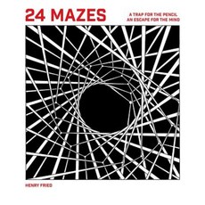 24 Mazes: A Book of Artistic Puzzles Paperback, Laboratory Books