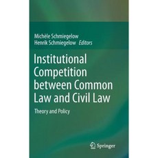 Institutional Competition Between Common Law and Civil Law: Theory and Policy Hardcover, Springer