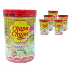 츄파춥스 미니튜브 막대사탕 50p, 550g, 6개